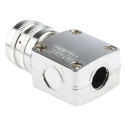 Jaeger Circular Connector Standard Size, 3 Contacts, Cable Mount, Female, IP50/IP54, MIL-DTL-5015, Gold Plated 5320 030 06