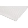 RS PRO White Polypropylene Perforated Plastic Sheet 500 mm x 500 mm x 2 mm 852-261