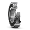 SKF Single Row Deep Groove Ball Bearing 45 mm ID, 100 mm OD, 25 mm Width, Sealed Cage 6309-2RS1