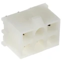 TE Connectivity Universal MATE-N-LOK Series Straight Through Hole PCB Socket 6-Contact 2 Row 6.35 mm Pitch Solder 350431-1