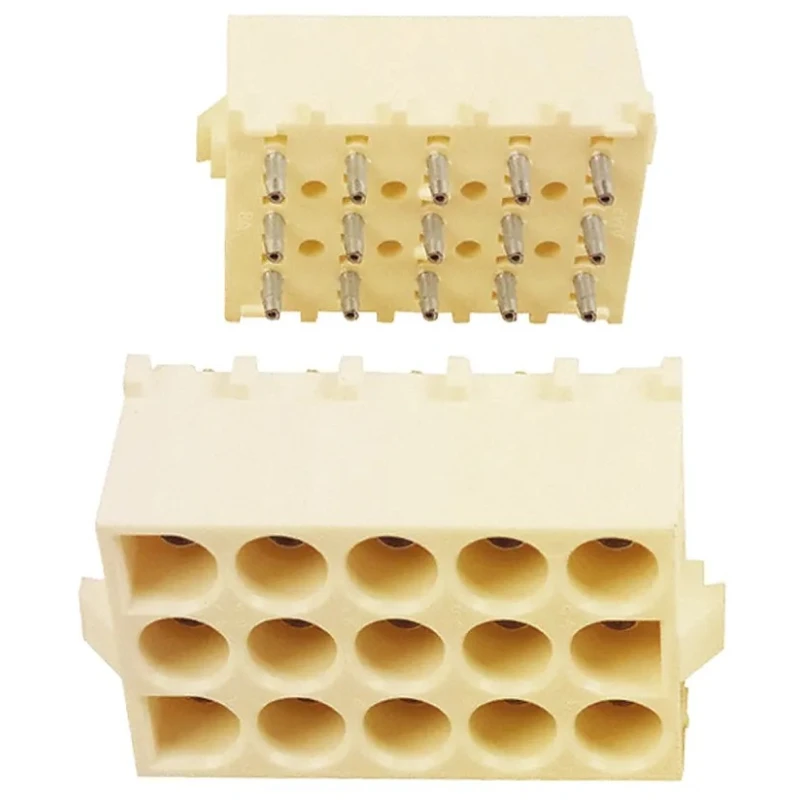 TE Connectivity Universal MATE-N-LOK Series Straight Through Hole PCB Header 15 Contacts 6.35 mm Pitch 3 Row 350434-1
