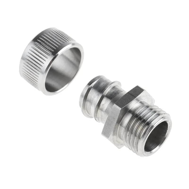 Kopex Stainless Steel Fixed Body Conduit Fitting 16 mm Nominal Size M16 Thread GFMS Series 7TCA297070R0044 GFMS0303