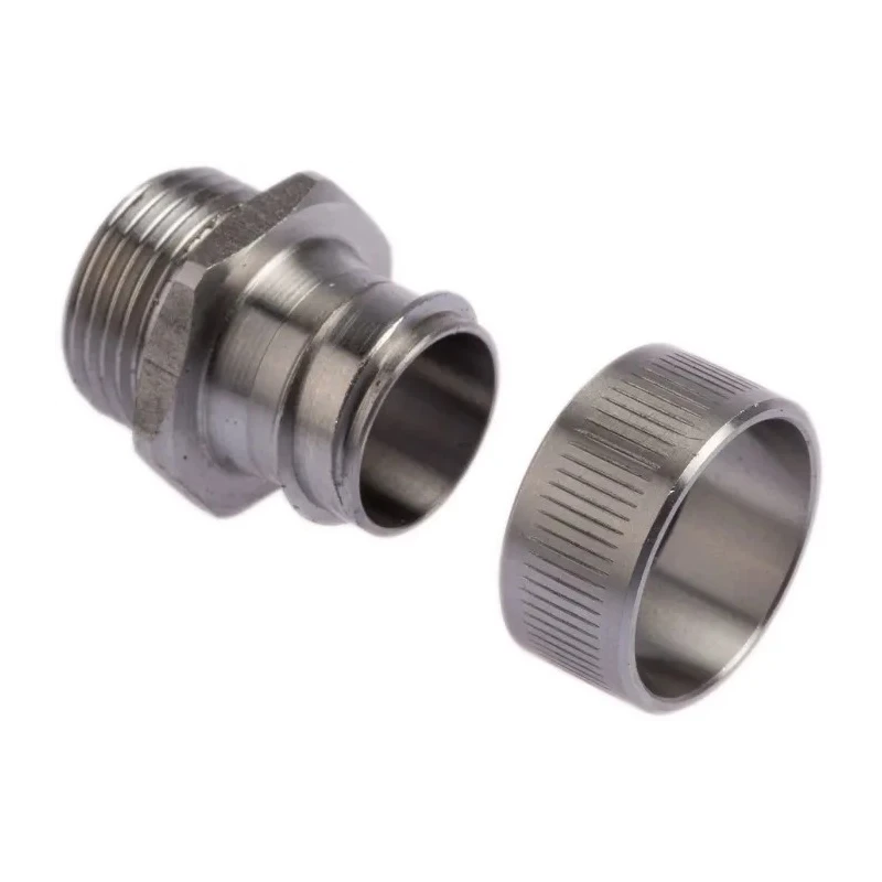 Kopex Stainless Steel Conduit Fitting 20 mm Nominal Size M20 Thread Fixed External Male Thread 7TCA297070R0046 GFMS0404