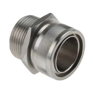 Kopex Stainless Steel Conduit Fitting, 25 mm Nominal Size, M25 Thread, 316 Stainless Steel, IP40 7TCA297070R0048 GFMS0505