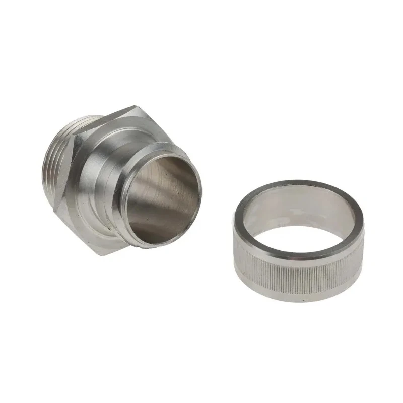 Kopex Stainless Steel Conduit Fitting, 25 mm Nominal Size, M25 Thread, 316 Stainless Steel, IP40 7TCA297070R0048 GFMS0505
