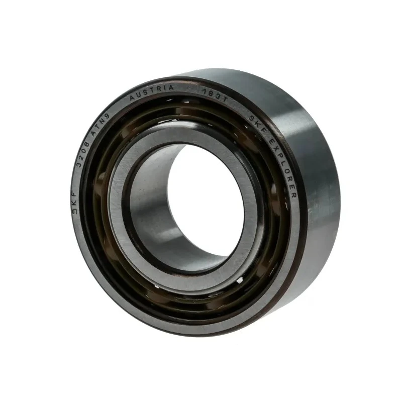 SKF Double Row Angular Contact Ball Bearing 30 mm ID, 62 mm OD, 23.8 mm Race Width 3206 ATN9