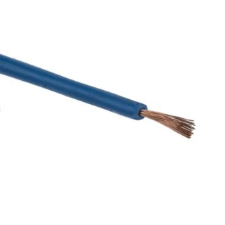 Staubli Blue Equipment Wire 26 AWG 39x0.07 mm Copper Conductor PVC Jacket Blue 100m Length RS-7735 285-7735