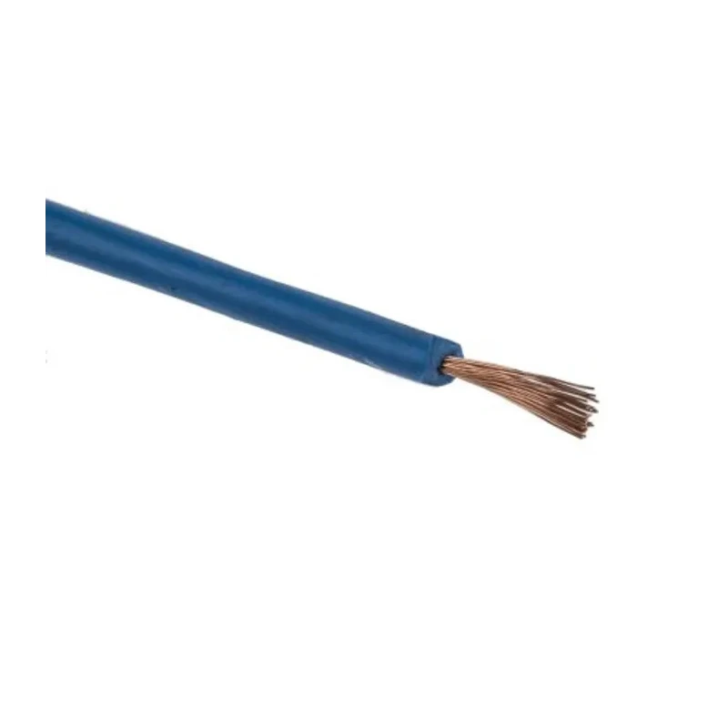 Staubli Blue Equipment Wire 26 AWG 39x0.07 mm Copper Conductor PVC Jacket Blue 100m Length RS-7735 285-7735
