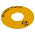 BACO Legend Plate Accessory for BACO Series IP65 Push Button Switches WE16300