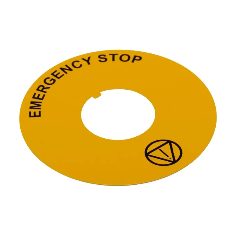 BACO Legend Plate Accessory for BACO Series IP65 Push Button Switches WE16300
