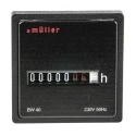 Muller 5 Digit Motor Driven Hour Counter 230VAC, Panel Mount BW40