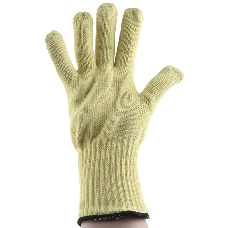Ansell Mercury Yellow Aramid Knit Work Gloves, Size 10, Uncoated Coating 43113100