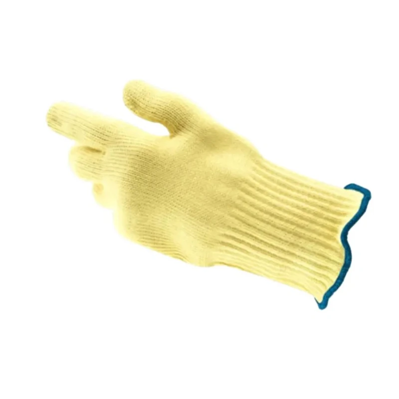 Ansell Mercury Yellow Aramid Knit Work Gloves, Size 10, Uncoated Coating 43113100