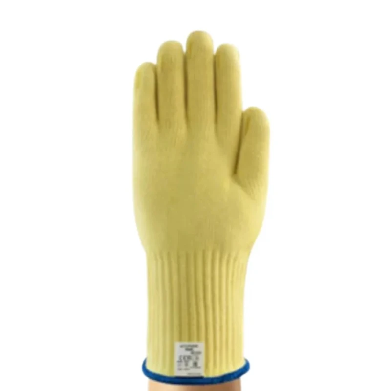 Ansell Mercury Yellow Aramid Knit Work Gloves, Size 10, Uncoated Coating 43113100