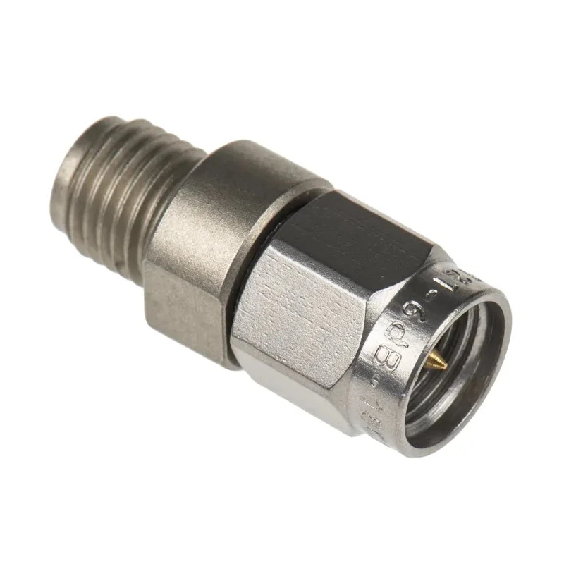 Radiall RF Attenuator SMA Plug to Socket 50Ω 4-18 GHz 6 dB Straight Male to Female R411806121
