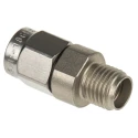 Radiall RF Attenuator SMA Plug to Socket 50Ω 4-18 GHz 6 dB Straight Male to Female R411806121