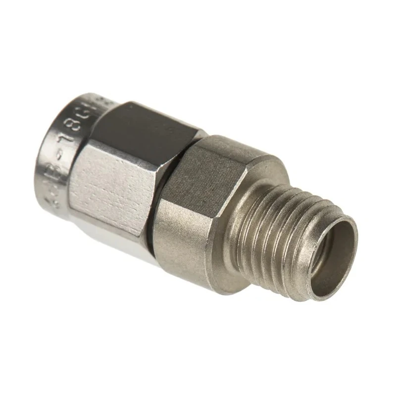 Radiall RF Attenuator SMA Plug to Socket 50Ω 4-18 GHz 6 dB Straight Male to Female R411806121