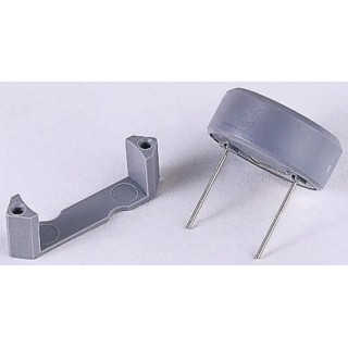 EMCT 90 dB Through Hole Continuous Internal 11.2 mm Piezo Buzzer Component 12 V AC/DC UEB 025/12-36V AC/DC