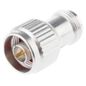 Radiall RF Attenuator Straight 20 dB, N Plug to N Socket, 2-6 GHz, 50Ω, Nickel Plated R412720124
