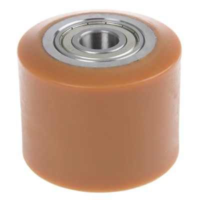 LAG Orange Polyurethane Trolley Wheel Steel Hub Ball Bearing 85mm Diameter 700kg Load Capacity 1530 CC