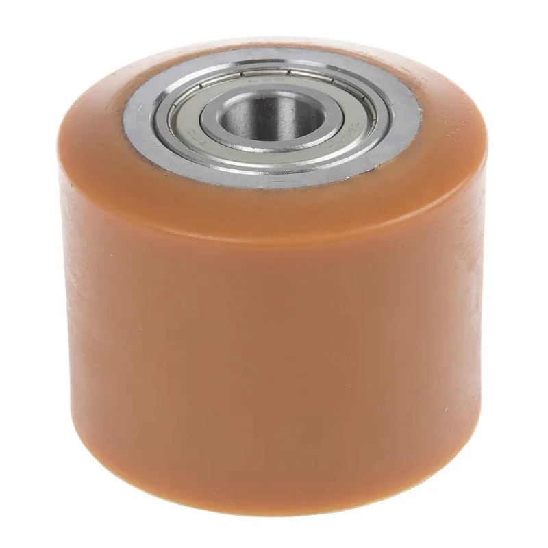 LAG Orange Polyurethane Trolley Wheel Steel Hub Ball Bearing 85mm Diameter 700kg Load Capacity 1530 CC