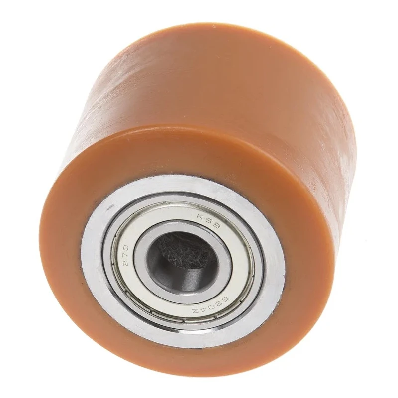 LAG Orange Polyurethane Trolley Wheel Steel Hub Ball Bearing 85mm Diameter 700kg Load Capacity 1530 CC