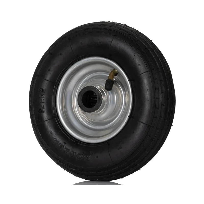 RS PRO Black Rubber Trolley Wheel, Heavy Duty Load Capacity 75 kg, Steel Hub, Roller Bearing 858-893