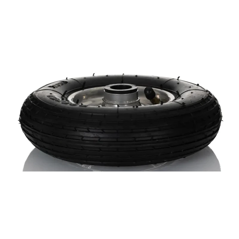 RS PRO Black Rubber Trolley Wheel, Heavy Duty Load Capacity 75 kg, Steel Hub, Roller Bearing 858-893