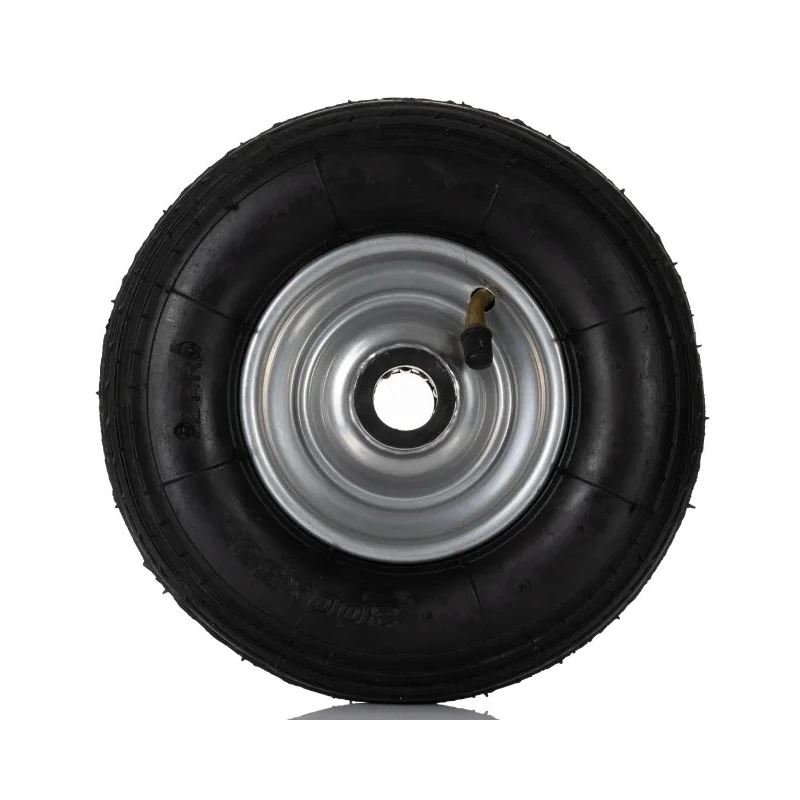 RS PRO Black Rubber Trolley Wheel, Heavy Duty Load Capacity 75 kg, Steel Hub, Roller Bearing 858-893