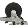 Revvo Braked Swivel Castor 120 kg Load Capacity 125 mm Rubber Wheel TSE125AS04L