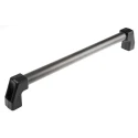 Elesa Matt Black Aluminium Arch Shape Handle 78mm Height, 38mm Width, 524mm Length 37731