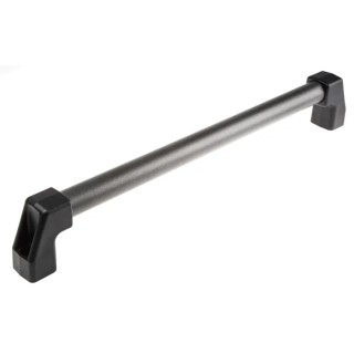 Elesa Matt Black Aluminium Arch Shape Handle 78mm Height, 38mm Width, 524mm Length 37731