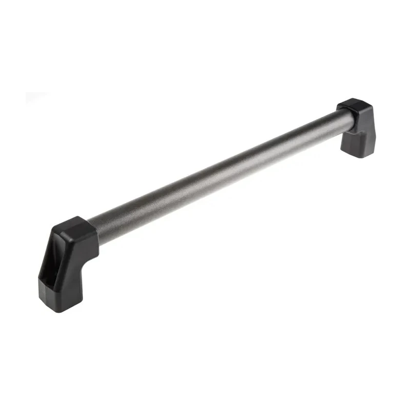 Elesa Matt Black Aluminium Arch Shape Handle 78mm Height, 38mm Width, 524mm Length 37731