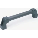 Elesa Matt Black Aluminium Handle Arch Shape 78mm Height, 38mm Width, 374mm Length M.1043/30-350-EP