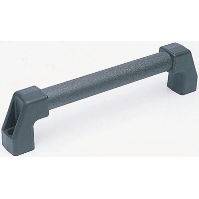 Elesa Matt Black Aluminium Handle Arch Shape 78mm Height, 38mm Width, 374mm Length M.1043/30-350-EP