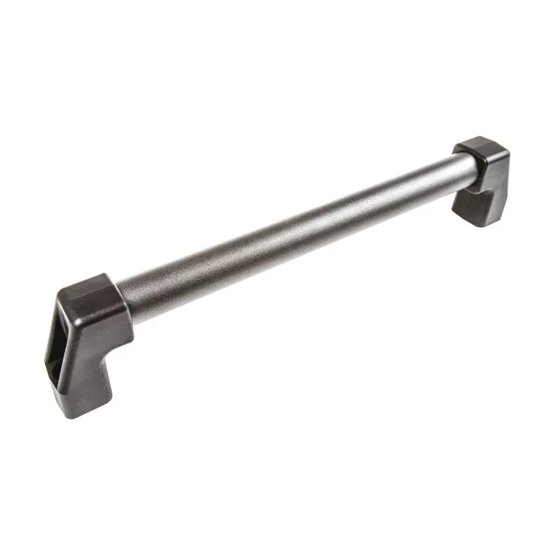 Elesa Matt Black Aluminium Arch Shape Handle 78mm Height, 38mm Width, 424mm Length 37721