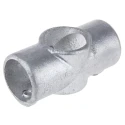 RS PRO 2-Way Connector Connecting Component Strut Profile Type 2 Round Tube Size 42.4 mm 286-3500