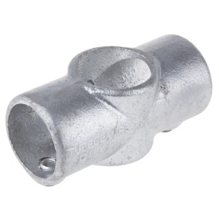 RS PRO 2-Way Connector Connecting Component Strut Profile Type 2 Round Tube Size 42.4 mm 286-3500