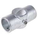 RS PRO 2-Way Connector Connecting Component Strut Profile Type 2 Round Tube Size 42.4 mm 286-3500