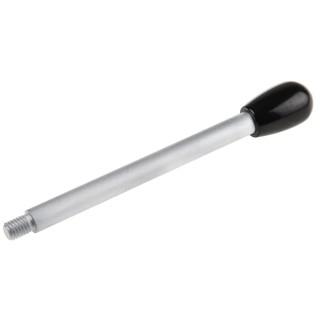 Elesa Lever Arm Black Phenolic Handle, Steel Shaft M8 Thread x 11 mm Length 137 mm 4005