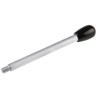 Elesa Lever Arm Black Phenolic Handle, Steel Shaft M8 Thread x 11 mm Length 137 mm 4005