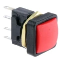 ITW Switches 49-59 Series Panel Mount Momentary Push Button Switch, SPDT, Red Actuator, Red and Green LED, IP67, 16 49-59222