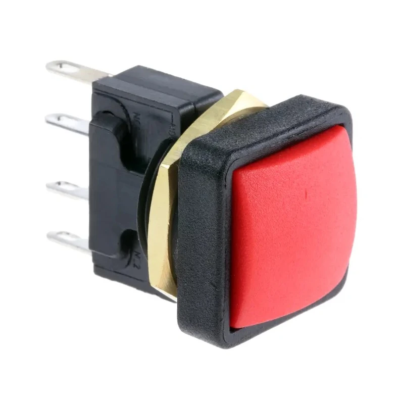 ITW Switches 49-59 Series Panel Mount Momentary Push Button Switch, SPDT, Red Actuator, Red and Green LED, IP67, 16 49-59222
