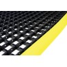 COBA Europe Individual Polyvinyl Chloride Anti-Fatigue Mat 1.2m x 1.8m x 12mm, Yellow, Black WD010703
