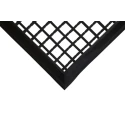 COBA Europe Entramat Entrance Mat Cross Ribbed Indoor & Outdoor Use Black 1m x 1.5m 12mm ES010102