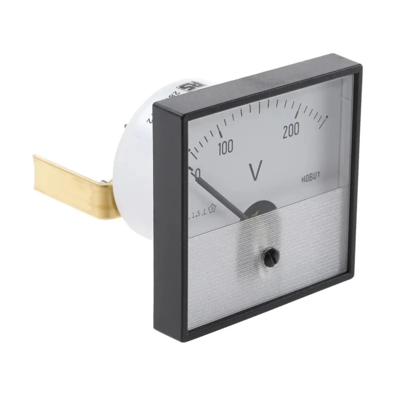 HOBUT PD7 Series Analogue Voltmeter AC, 72 mm Cutout Height and Width, IEC Standard PD72MIS250V/2-003