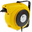 RS PRO Heavy-Duty 11 m Cable Reel, 230V, 10A, Auto Rewind, IP42, Polyvinyl Chloride Jacket IP42