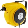 RS PRO Heavy-Duty 11 m Cable Reel, 230V, 10A, Auto Rewind, IP42, Polyvinyl Chloride Jacket IP42