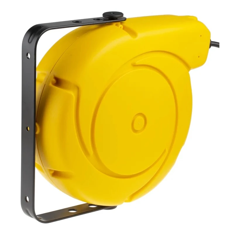 RS PRO Heavy-Duty 11 m Cable Reel, 230V, 10A, Auto Rewind, IP42, Polyvinyl Chloride Jacket IP42