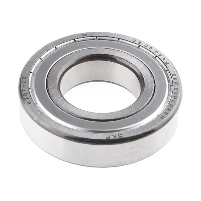 SKF Single Row Deep Groove Ball Bearing, Shielded, 35 mm ID, 72 mm OD, 17 mm Width, 10000 RPM Limit, 6207-2Z